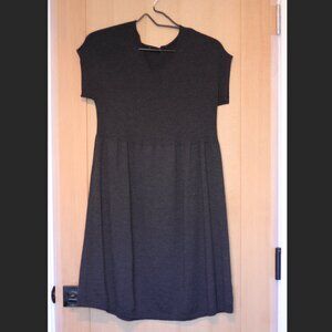 100% Wool Grey Knit Dress